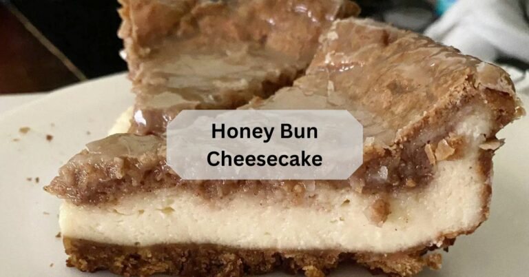 Honey Bun Cheesecake